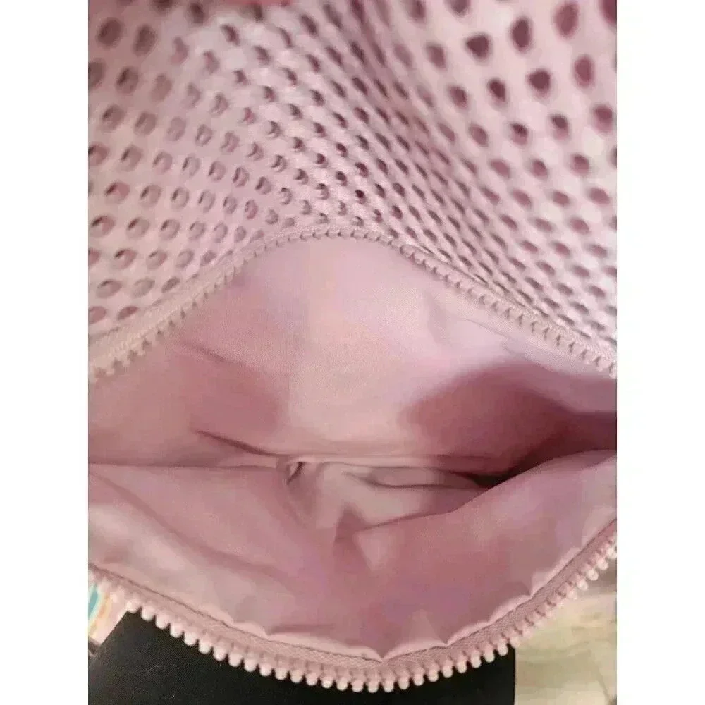 Nike light‎ purple pull string bag purse #r
